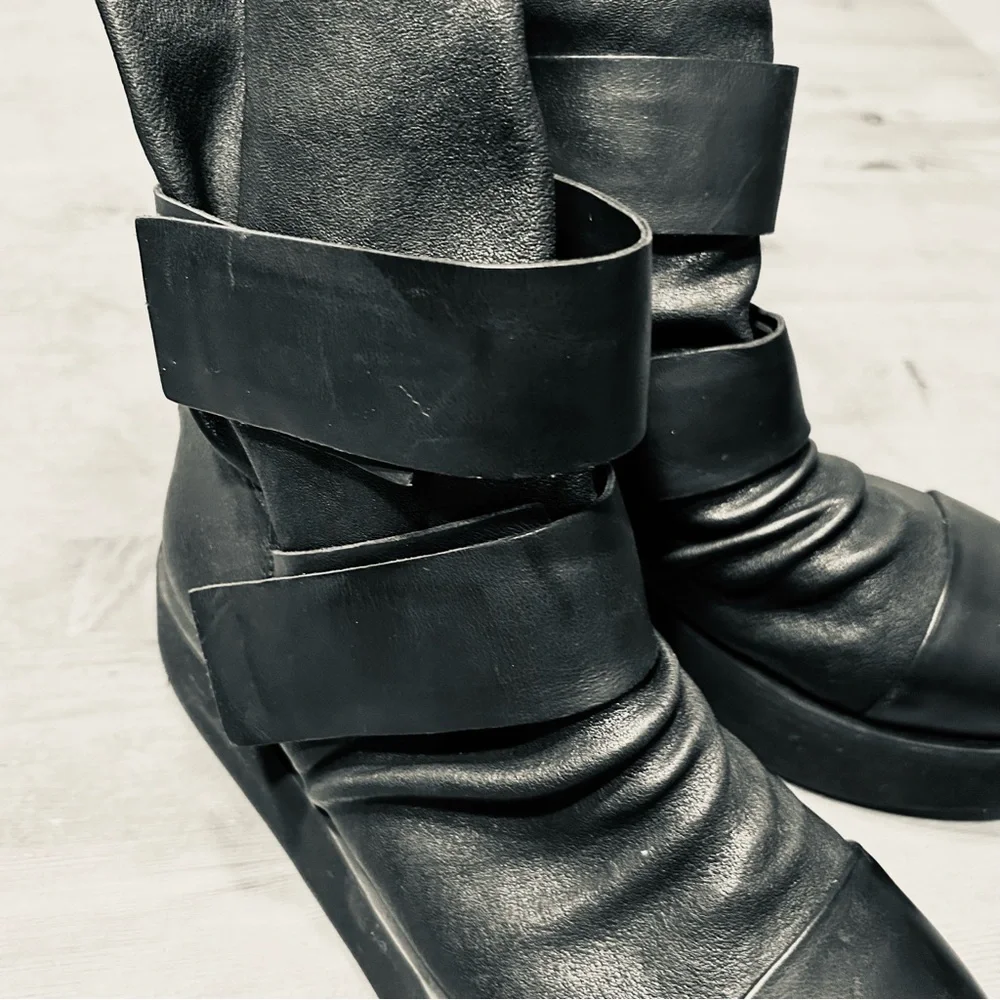 PURO Secret Black Platform Boots (approximate size women’s 9.5)